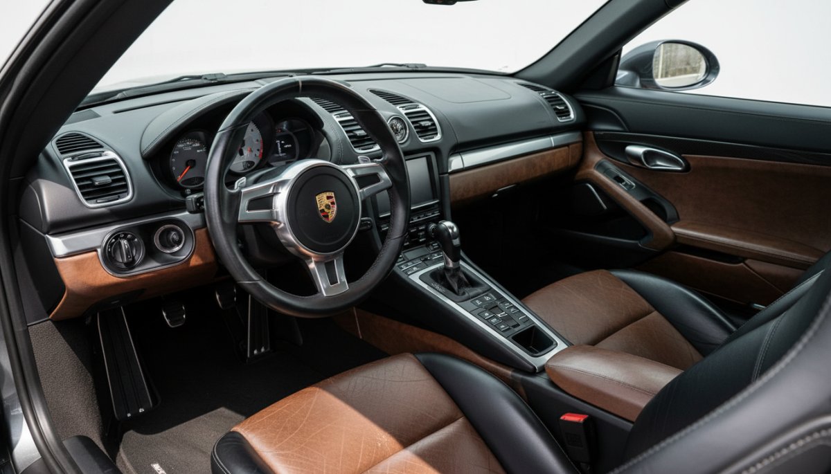 ポルシェ ケイマン 運転席 コックピット インテリア