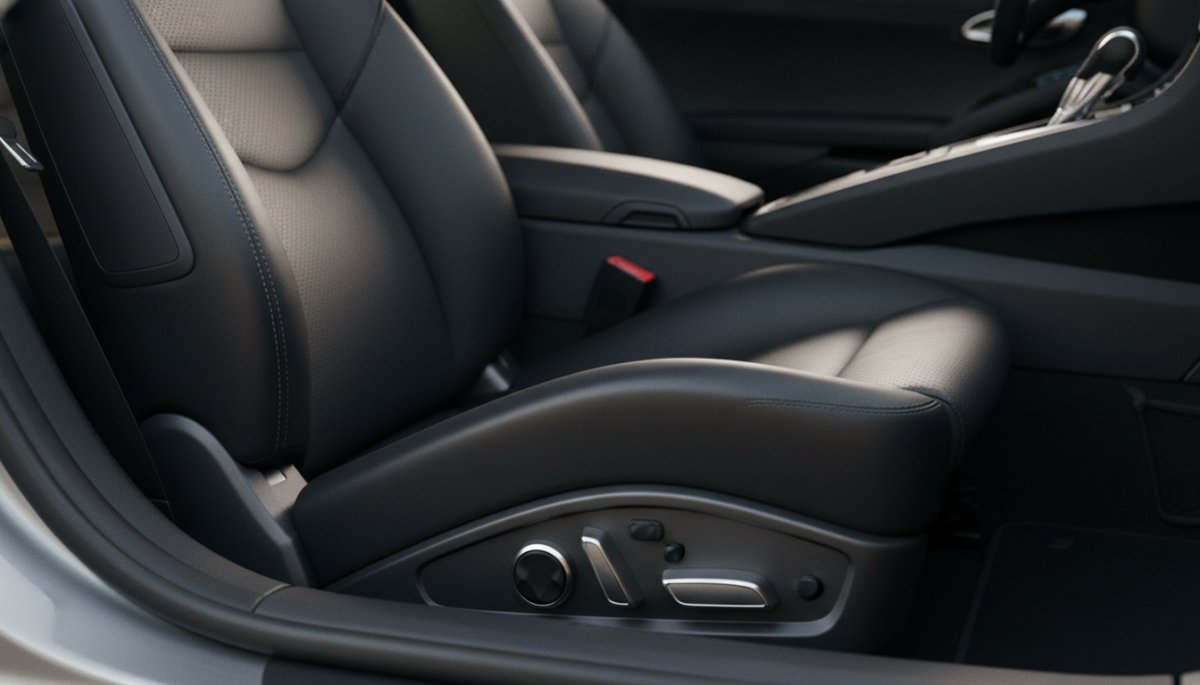 ポルシェ ケイマン シート調整 ドライビングポジション