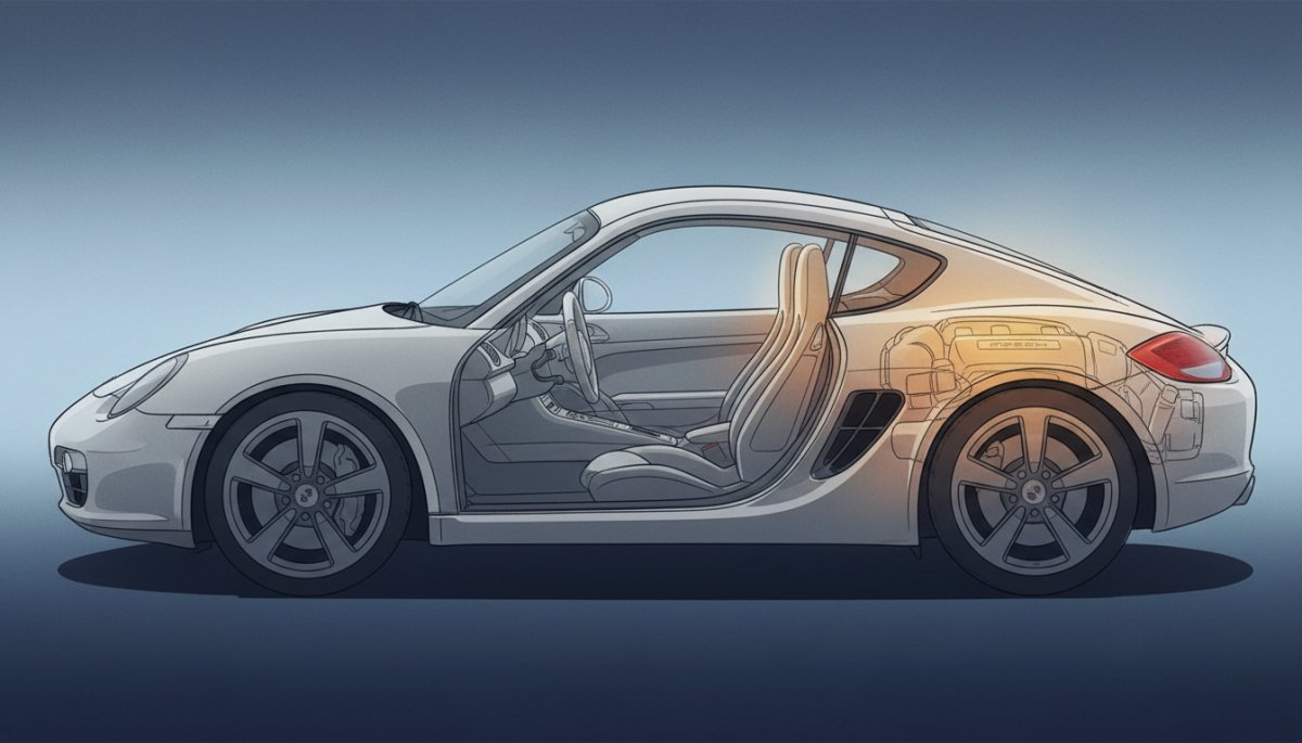 ポルシェ ケイマン サイズ 室内空間 比較