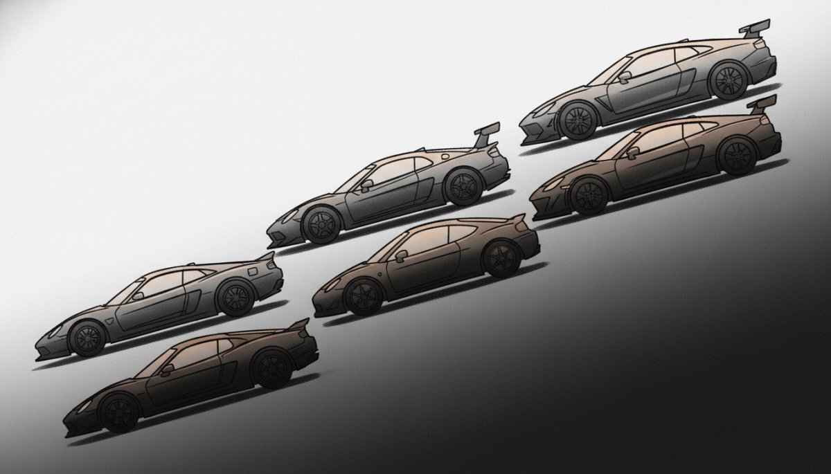 ポルシェ ケイマン 比較 スポーツカー サイズ