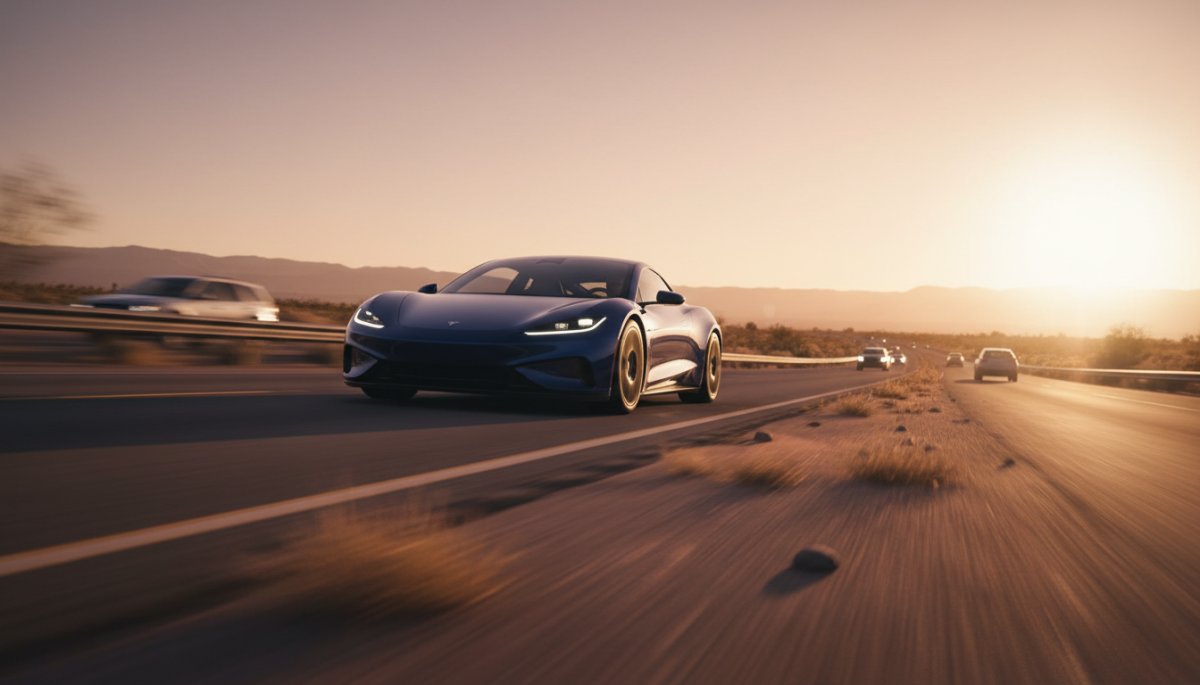 高速道路を走行する車のイメージ