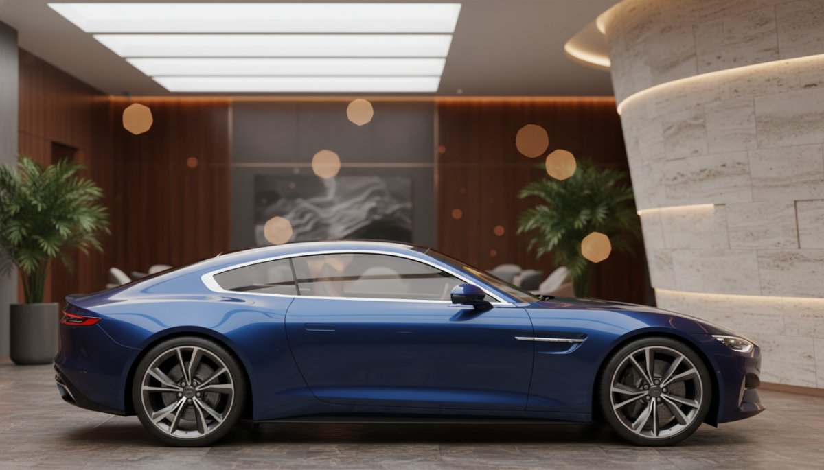 高級ミニバンの外観イメージ