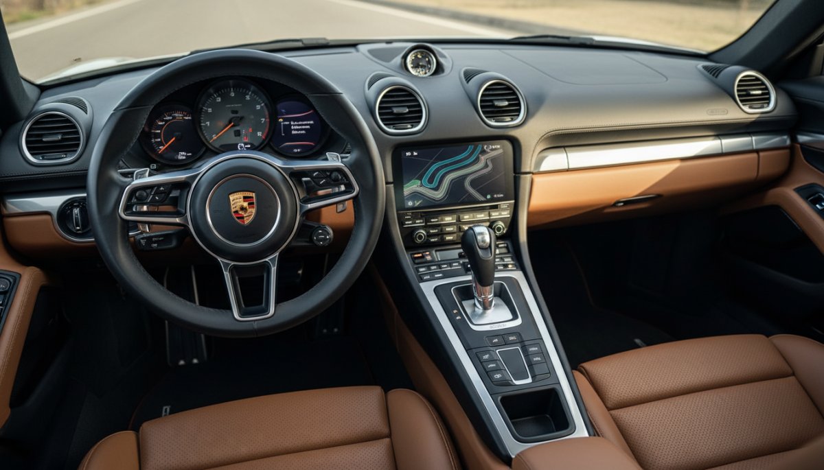 ポルシェ 718型 ケイマン 最新 インテリア デジタル PCM タッチスクリーン