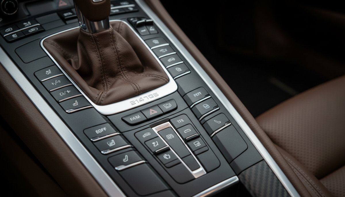 ポルシェ ケイマン センターコンソール スイッチ類 質感 操作性