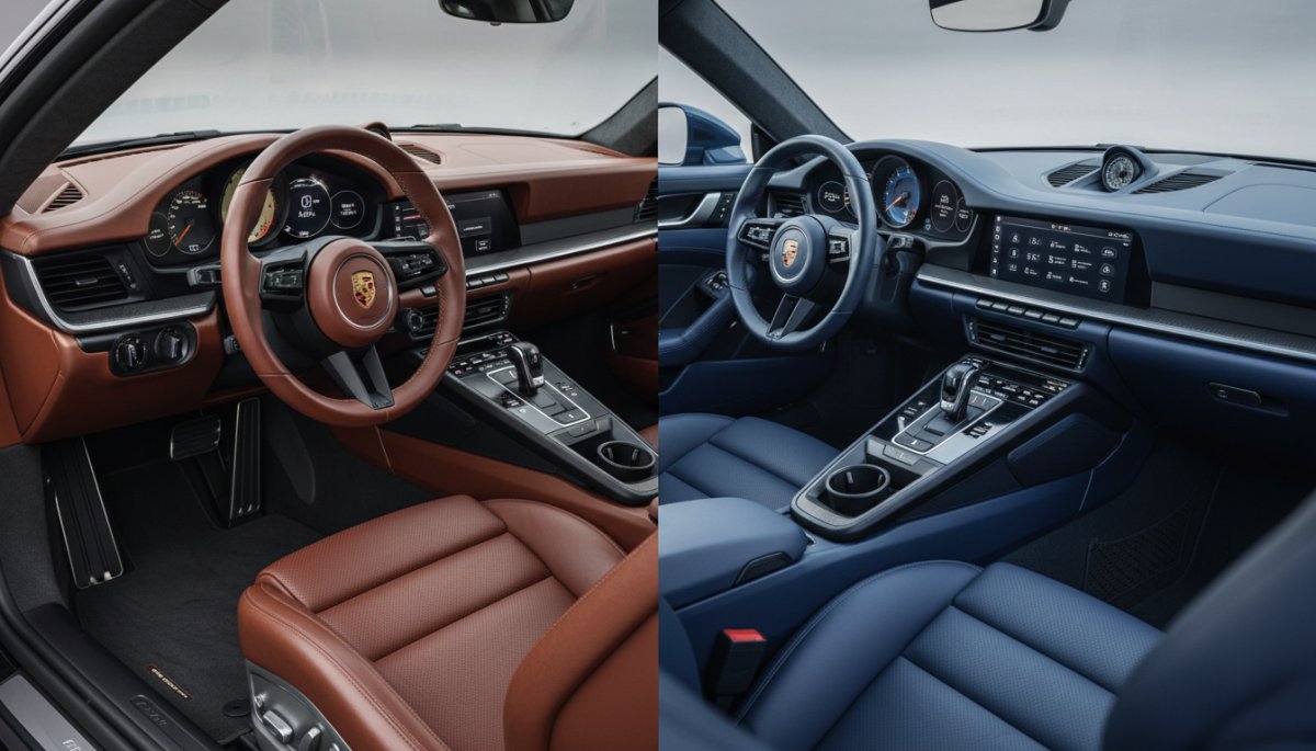 ポルシェ ケイマン 911 内装 比較 質感 違い