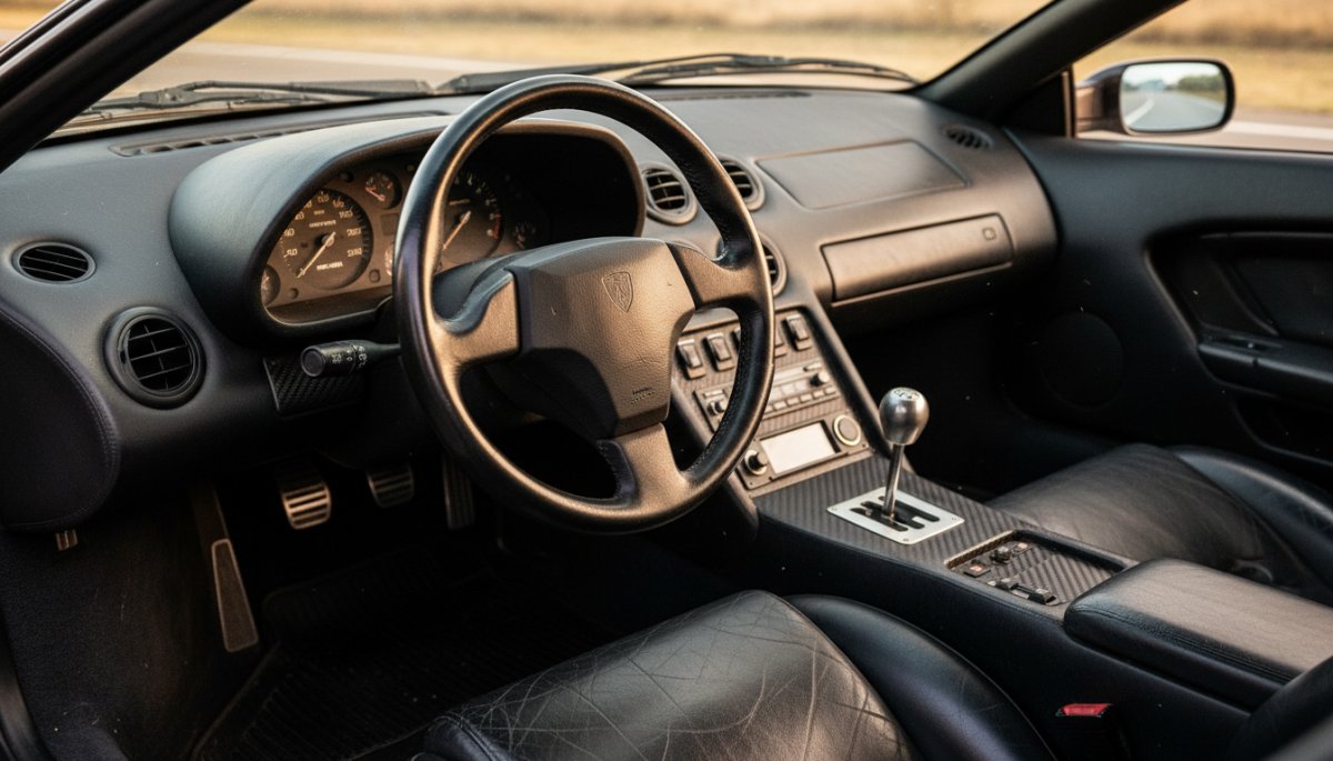 ランボルギーニ ディアブロのコックピット内装