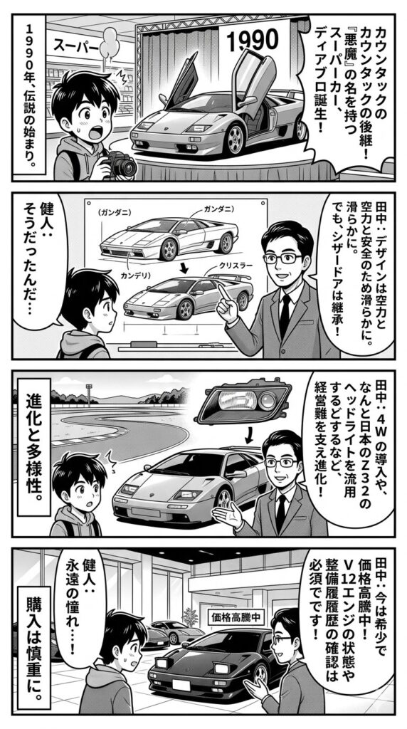 ランボルギーニ ディアブロ｜歴代モデルから中古車購入のポイントまで徹底解説