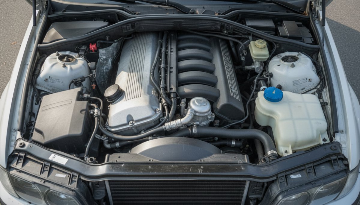 BMW E46 冷却系 メンテナンス エンジンルーム