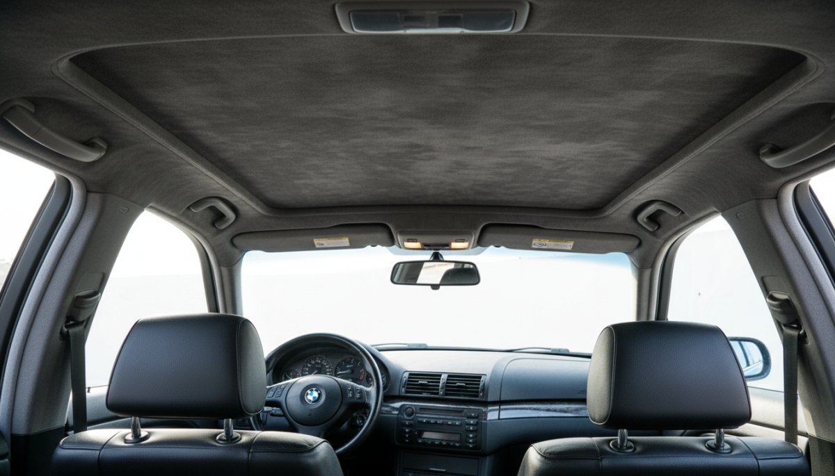 BMW E46 内装 DIY 天井張り替え