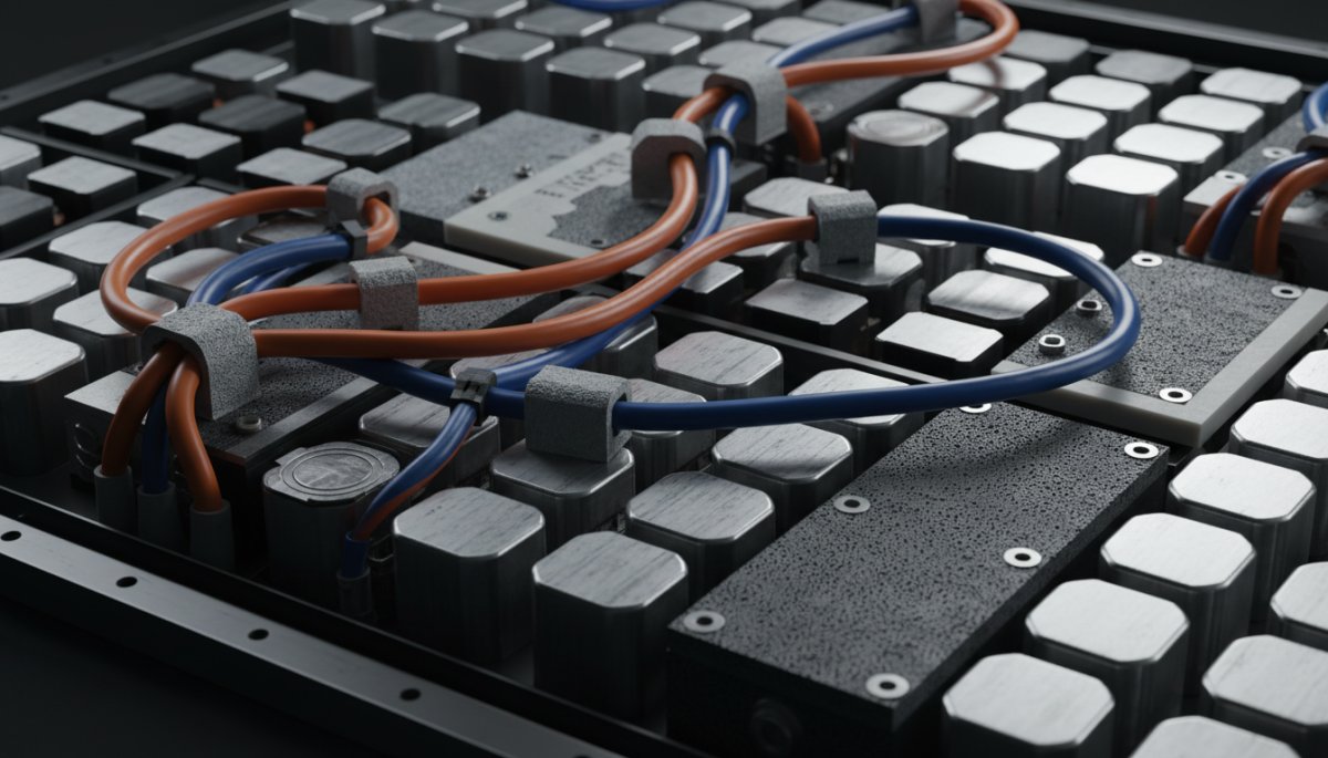 EVバッテリーシステムの内部構造