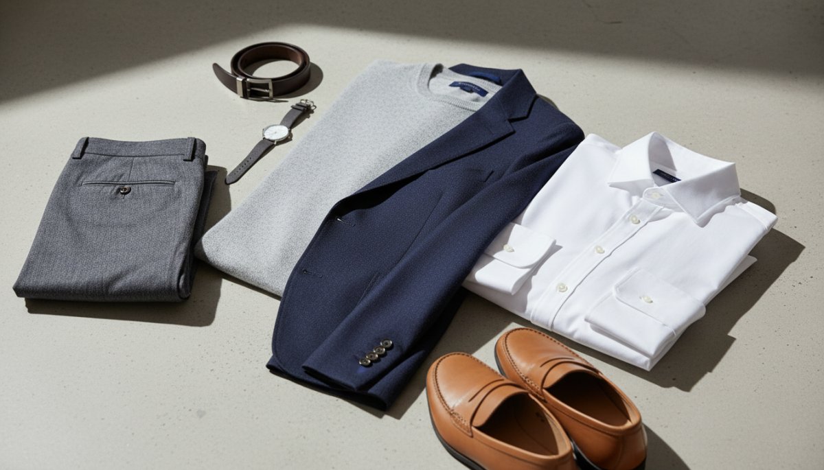 ビジネスカジュアルな服装イメージ