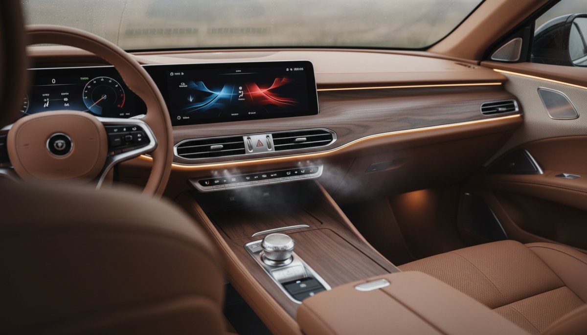 EV車内の冷暖房システムイメージ