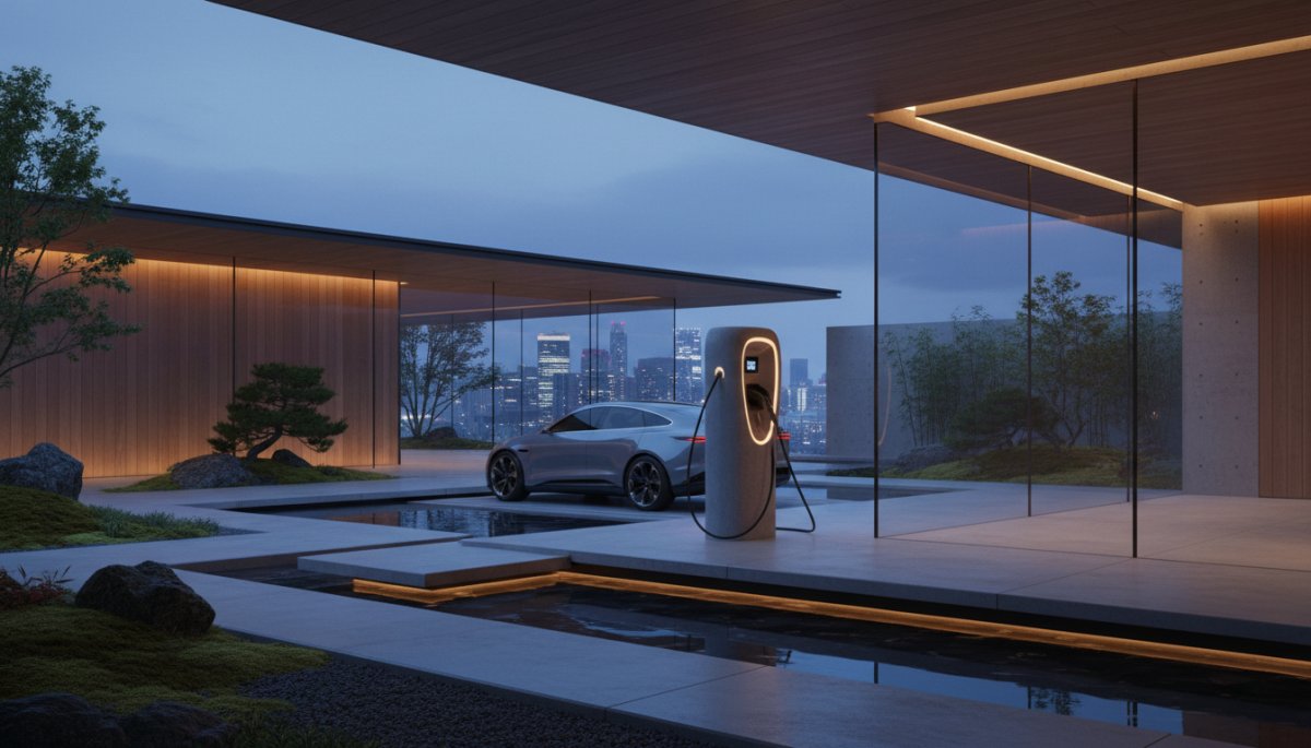 EV充電ステーションのイメージ