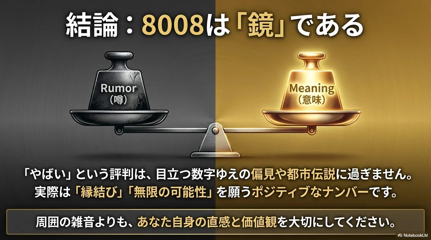 8008ナンバーに関する誤解と真相