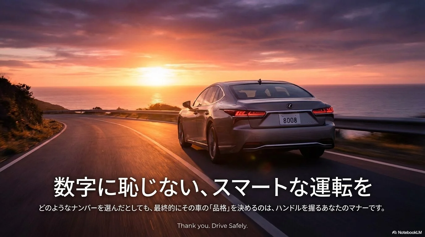 数字に恥じないスマートな運転を！8008ナンバーは本当に「やばい」のか？