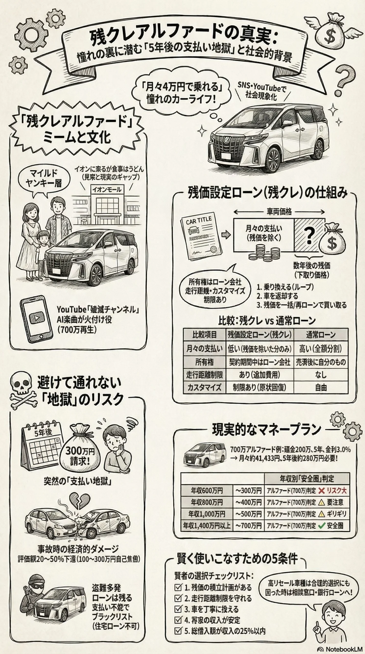 残クレアルファードの真実｜マイルドヤンキーが選ぶ理由と落とし穴