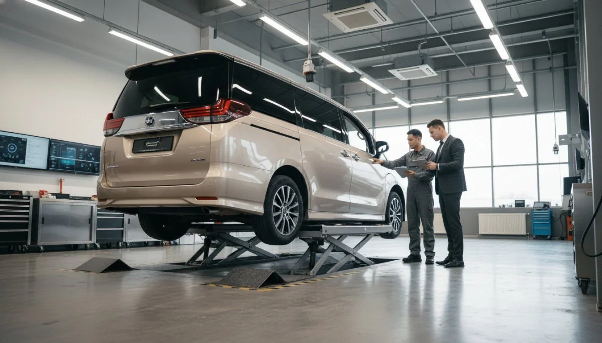 車の買取査定のプロフェッショナルなイメージ