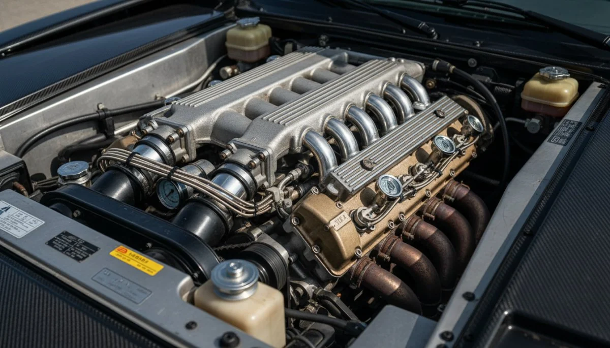 ランボルギーニ ディアブロ V12エンジン ミッドシップ