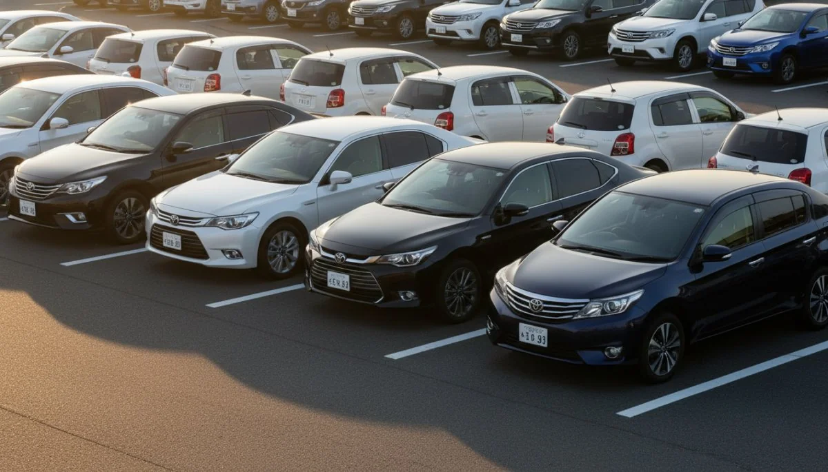 様々な車種と希望ナンバー