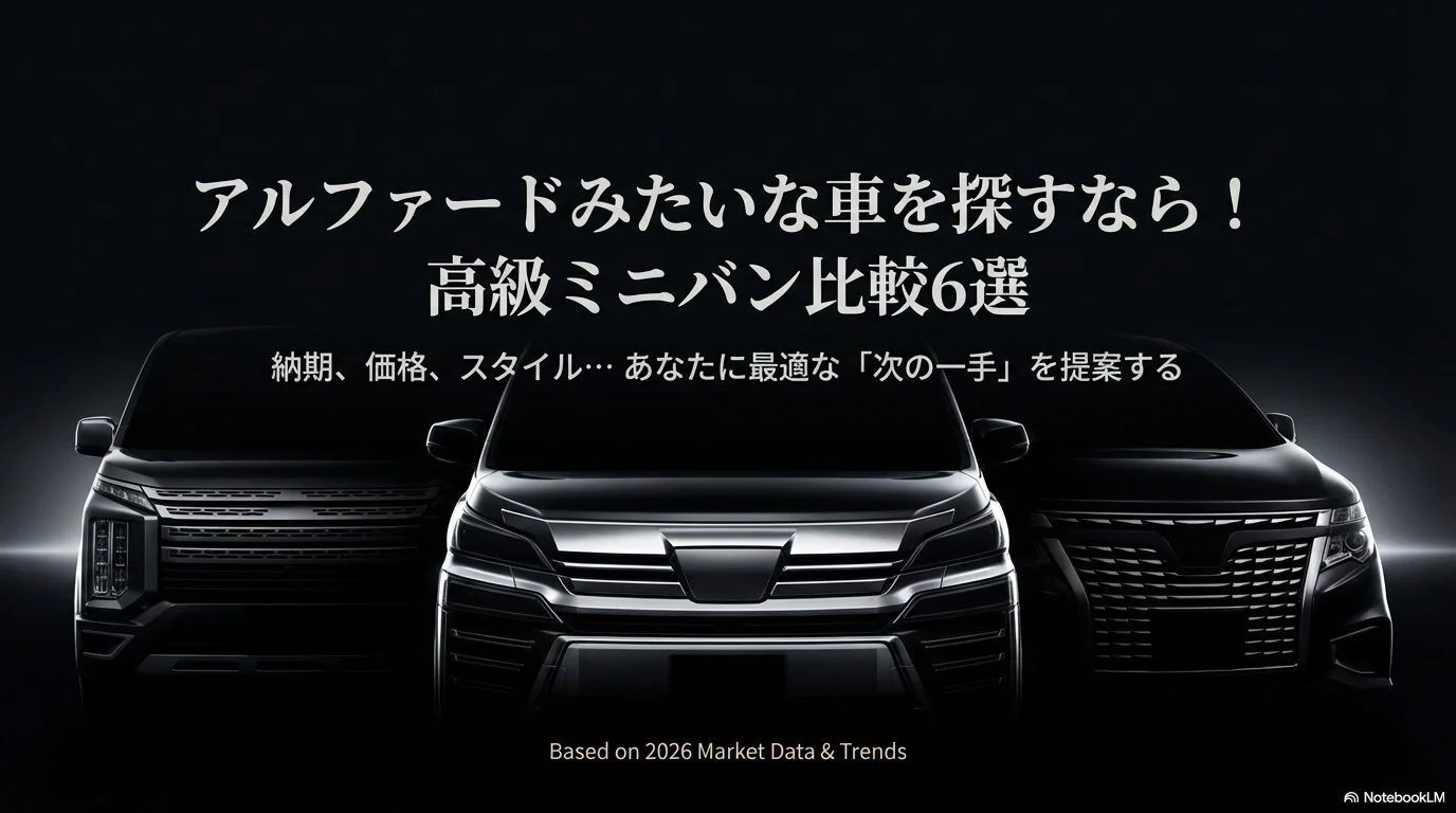 高級ミニバンは移動空間んの質