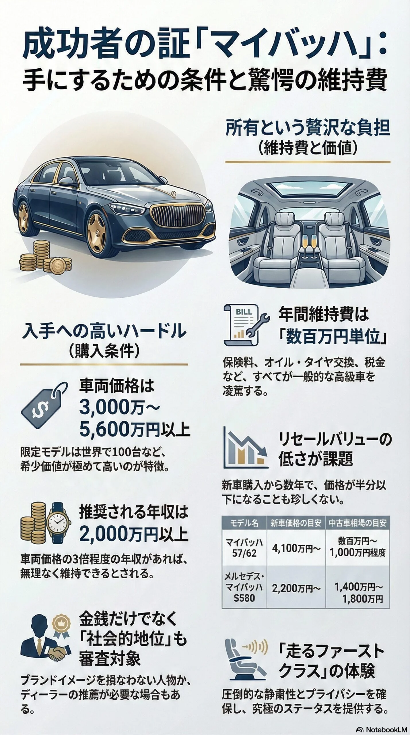 マイバッハは成功者だけが手にできる特別な存在