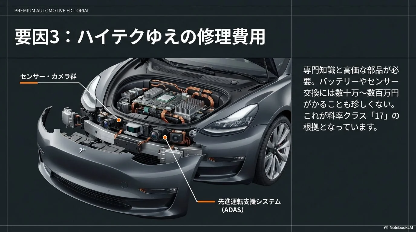 事故率の上昇と修理費用の高額化