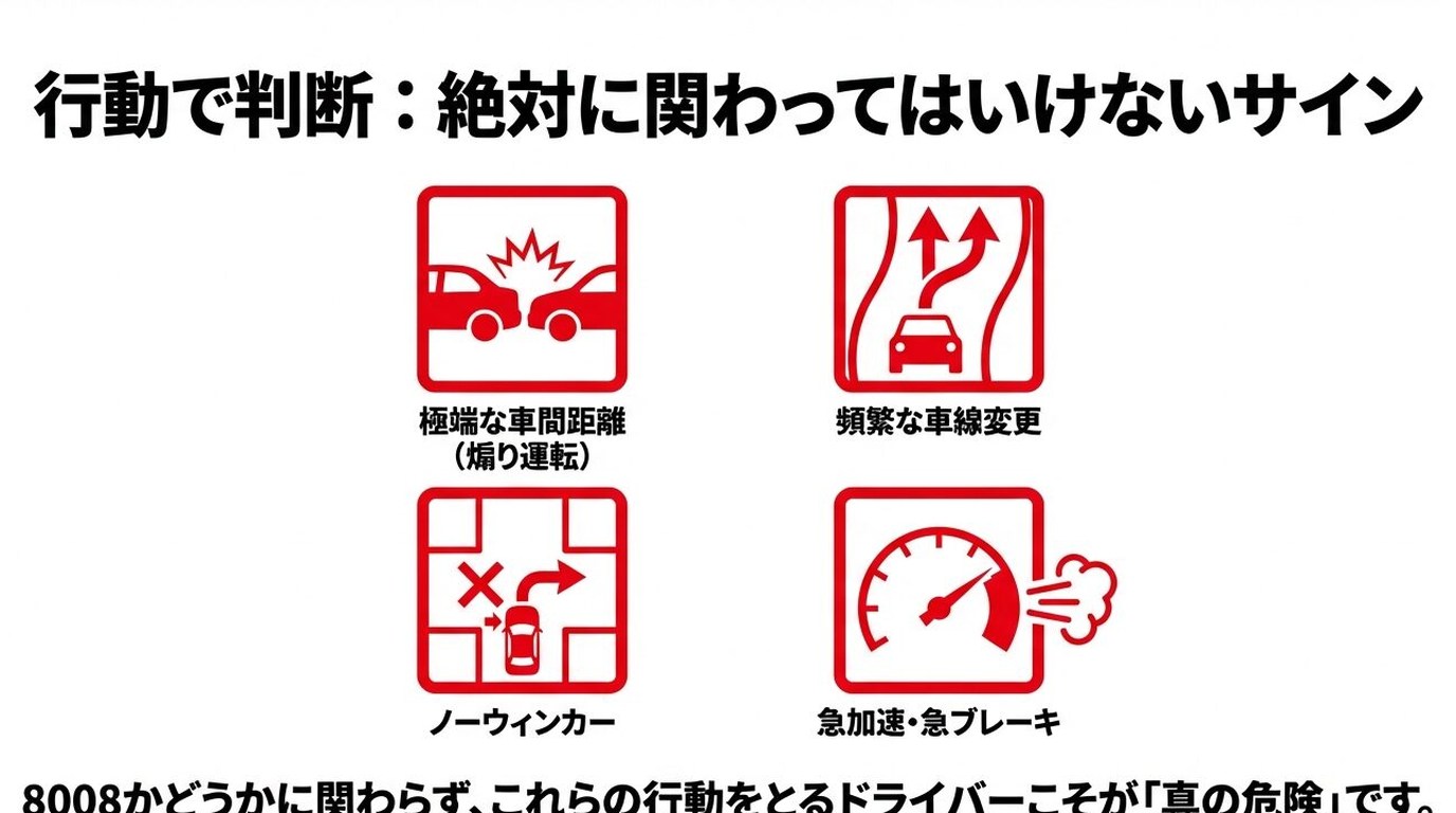 運転行動で見分けるポイント