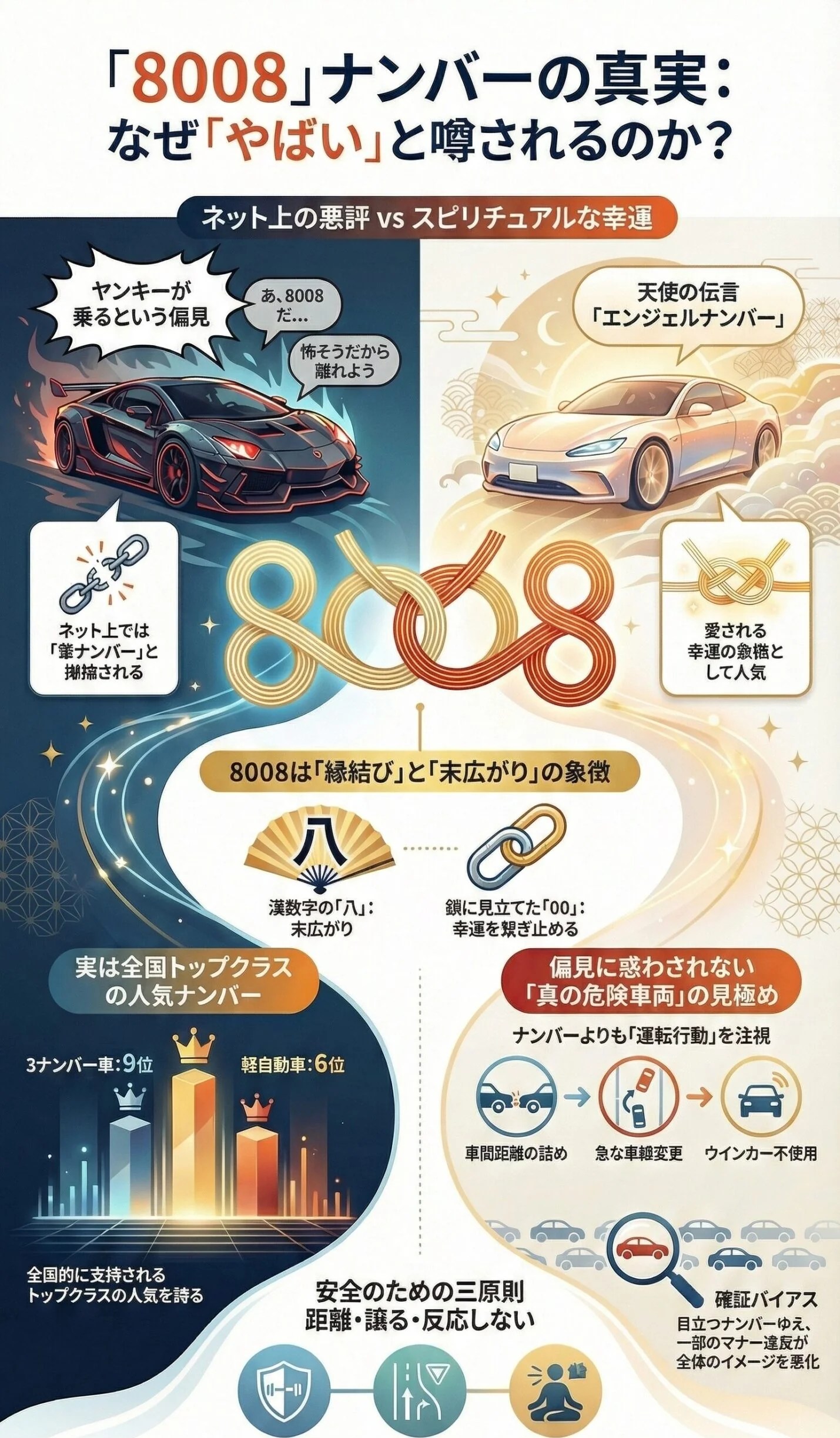 8008ナンバーがやばいと言われる理由とは？危険運転車の見分け方を徹底解説