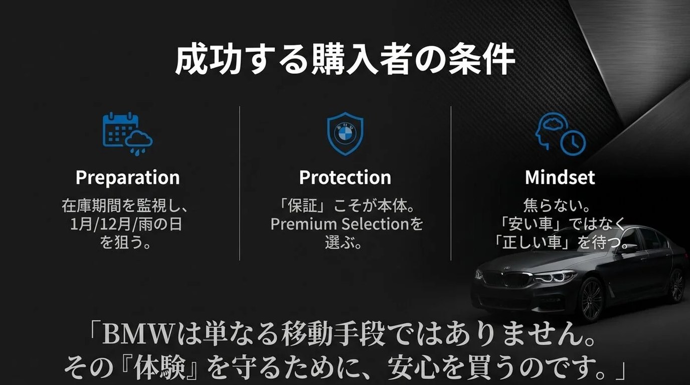 BMW認定中古車の値引き交渉術!車種別の成功率と維持費の真実|高級品の完全ガイド 26 BMW-Buying-Insider-Playbook