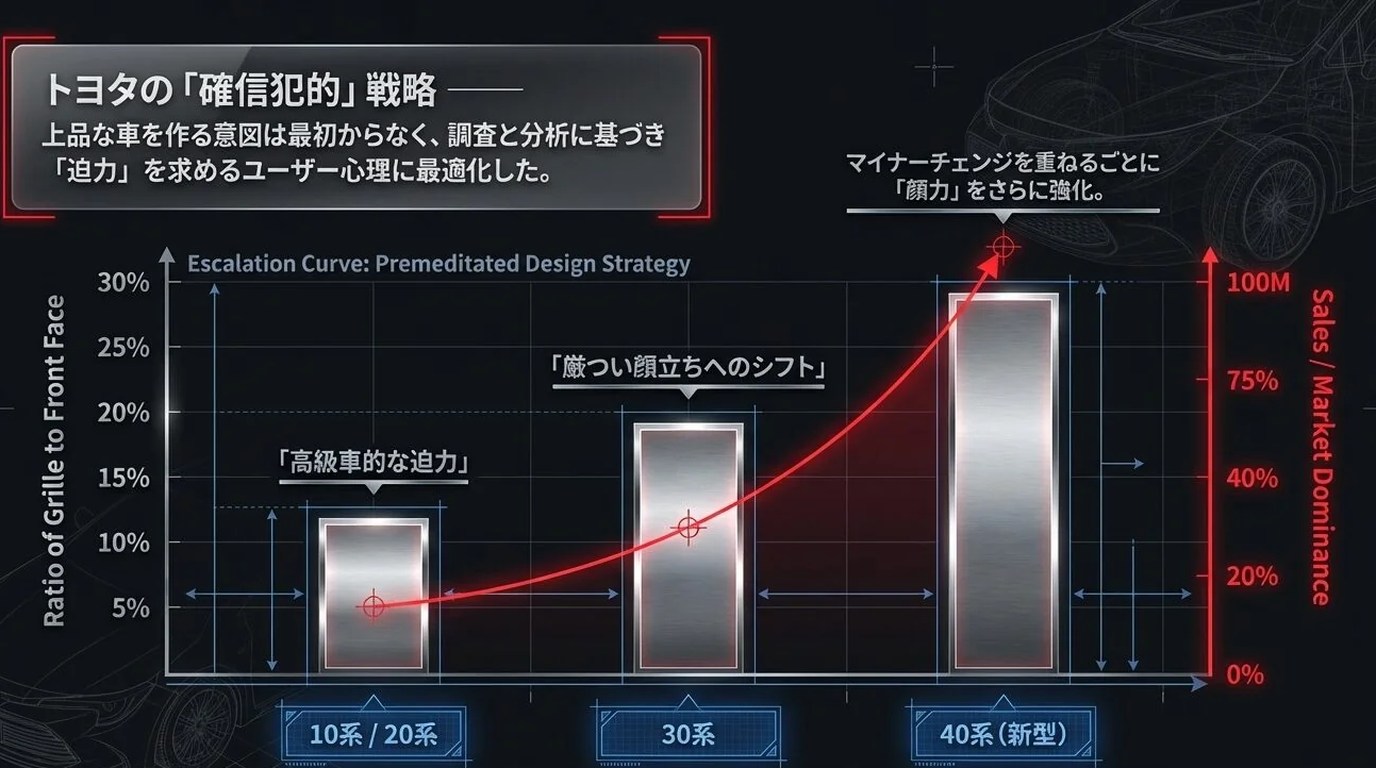 アルファードが下品と言われる理由を徹底解説!デザインの真実とは|高級品の完全ガイド 12 トヨタの確信犯的なデザイン戦略