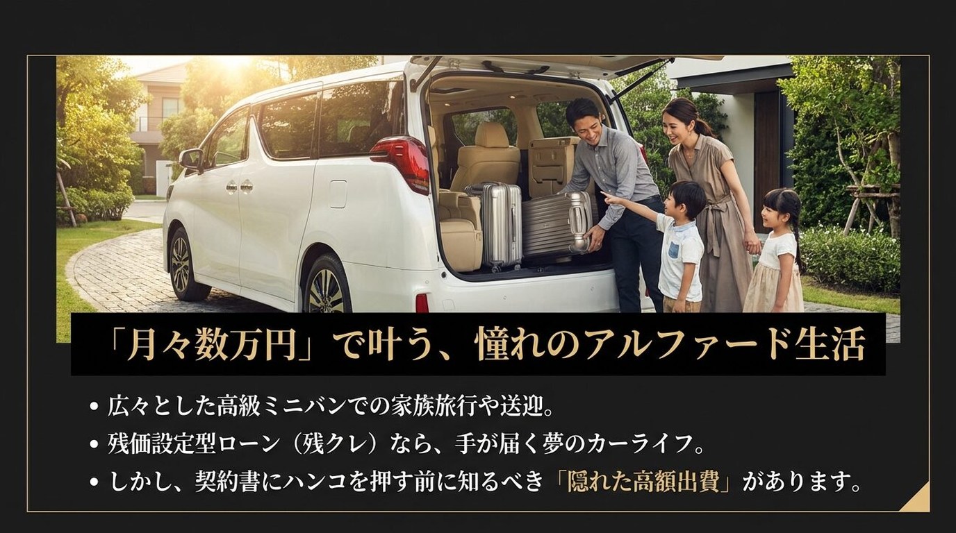 アルファード残クレで車両保険は必須?加入判断の基準と落とし穴を徹底解説 2 アルファード残クレ アルファード残クレで車両保険が必須と言える理由