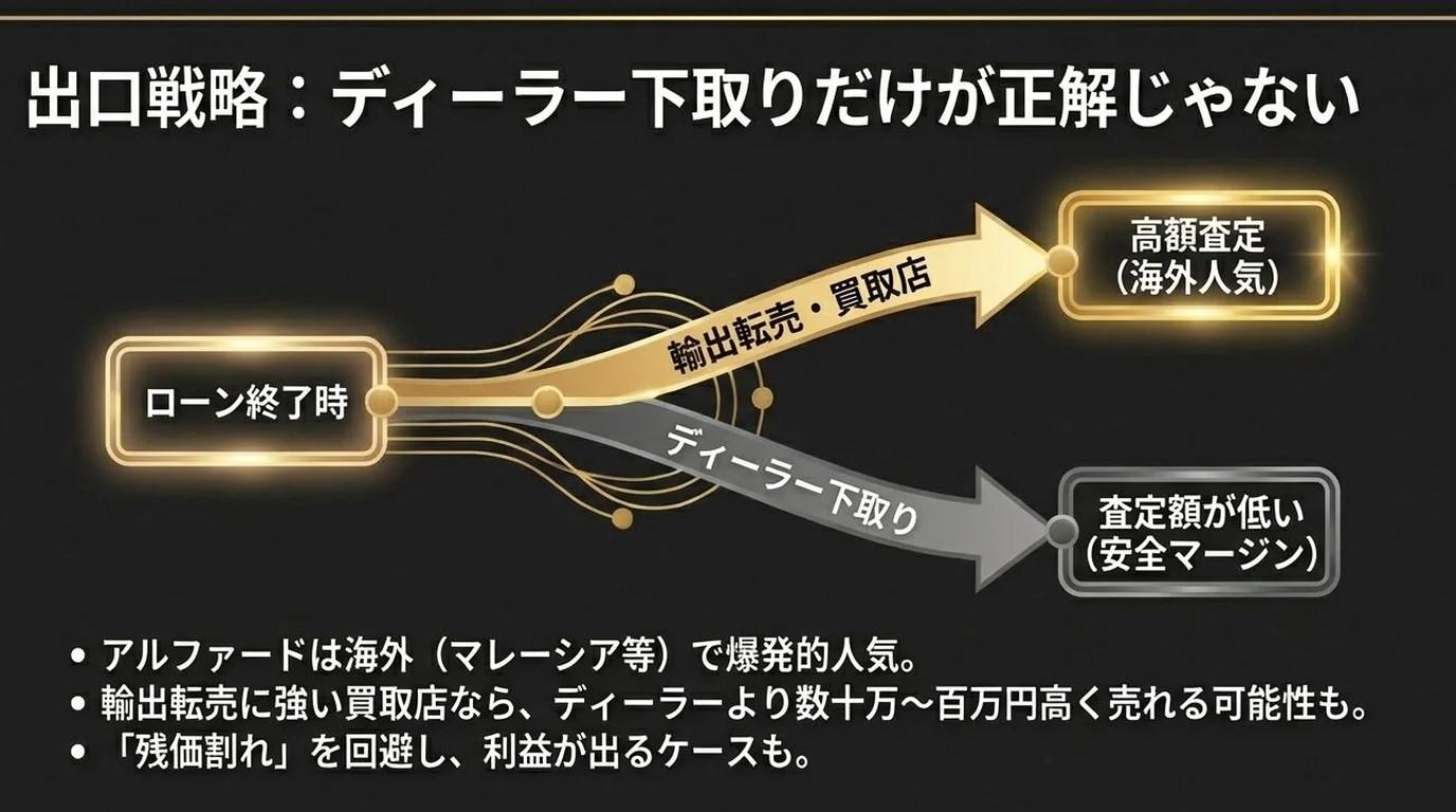 アルファード残クレで車両保険は必須?加入判断の基準と落とし穴を徹底解説 21 既に残クレ地獄?ディーラー下取り以外で「残価」を埋める方法