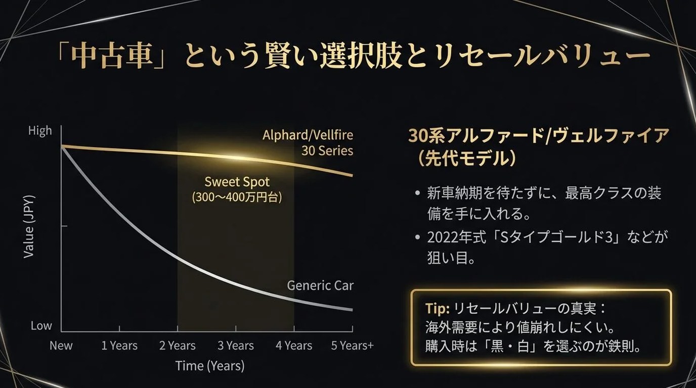 アルファードみたいな車を探すなら|高級ミニバン比較6選と後悔しない選び方 22 リセールバリューを考慮した選び方
