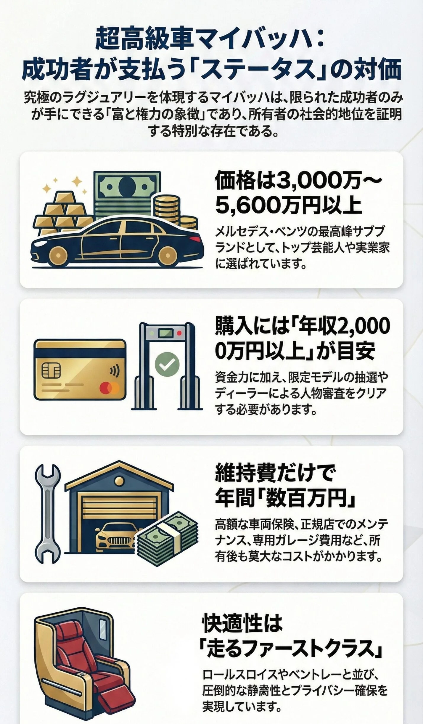 マイバッハ芸能人オーナーの実態!購入条件と年間維持費を公開|高級品の完全ガイド 2 マイバッハとは?超高級車の頂点に立つブランドの真実